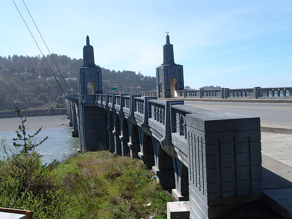 Gold Beach Rogue River bridge